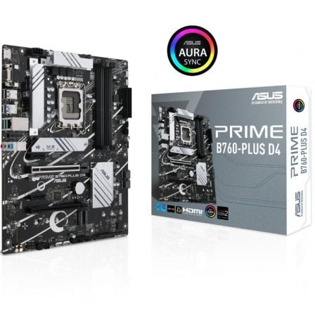 Placa Base Asus Prime B760-PLUS D4 Socket 1700/ DDR4/ PCIe 5.0 | TecnoSoft art asu pb20prime20b760 plus20d420v2 1