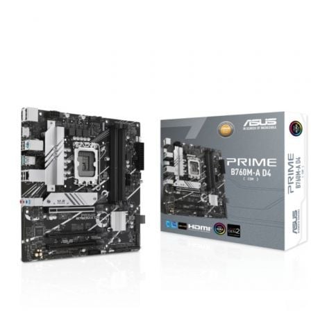 Placa Base Asus Prime B760M-A D4-CSM/ Socket 1700/ DDR4/ PCIe 4.0/ Micro ATX | TecnoSoft art asu pb20prime20b760m a20d4 csm 1