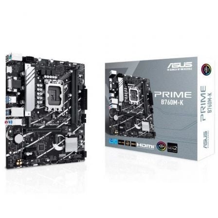 Placa Base Asus Prime B760M-K Socket 1700/ DDR5/ PCIe 4.0/ Micro ATX | TecnoSoft art asu pb20prime20b760m k 1