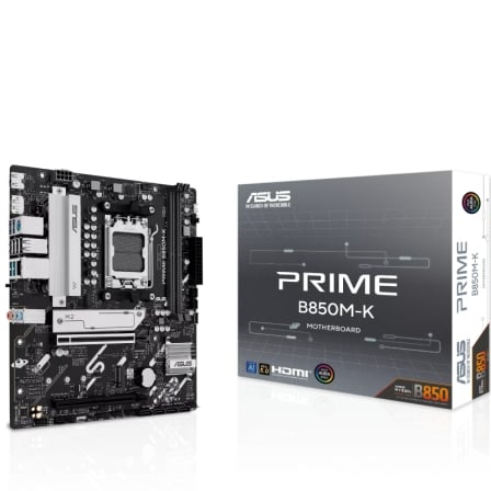Placa Base Asus Prime B850M-K Socket AM5/ DDR5/ PCIe 5.0/ Micro ATX | TecnoSoft art asu pb20prime20b850m k 1