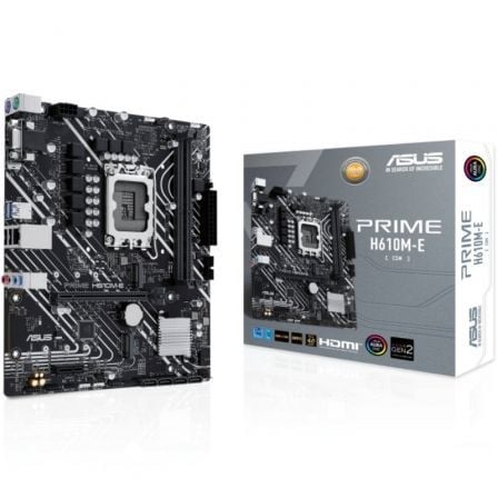 Placa Base Asus Prime H610M-E-CSM/ Socket 1700/ DDR5/ PCIe 4.0/ Micro ATX | TecnoSoft art asu pb20prime20h610m e csm 1