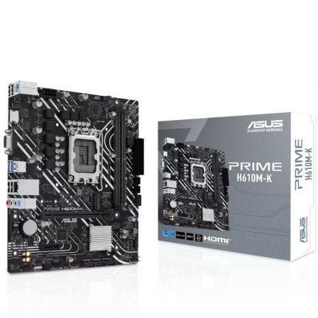 Placa Base Asus Prime H610M-K Socket 1700/ DDR5/ PCIe 4.0/ Micro ATX | TecnoSoft art asu pb20prime20h610m k 1