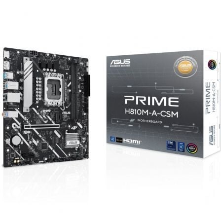 Placa Base Asus Prime H810M-A-CSM Socket 1851/ DDR5/ PCIe 4.0/ Micro ATX | TecnoSoft art asu pb20prime20h810m a csm 1