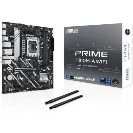 Placa Base Asus Prime H810M-A WIFI Socket 1851/ DDR5/ PCIe 4.0/ Micro ATX | TecnoSoft art asu pb20prime20h810m a20wifi 1