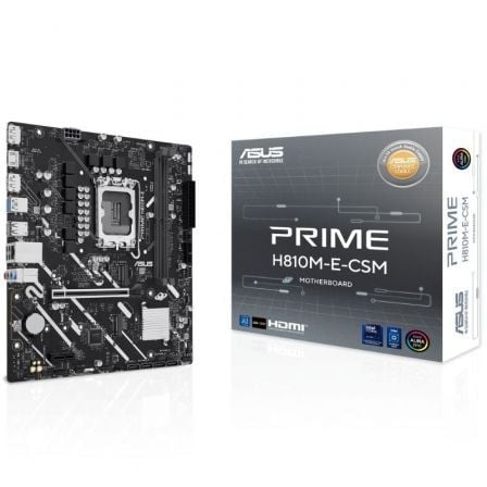 Placa Base Asus Prime H810M-E-CSM/ Socket 1851/ DDR5/ PCIe 4.0/ Micro ATX | TecnoSoft art asu pb20prime20h810m e csm 1