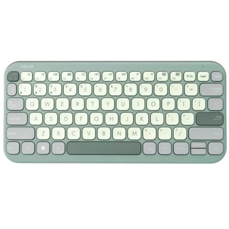 Teclado Inalámbrico Asus Marshmallow KW100/ Verde | TecnoSoft art asu tec20marsh20kw10020gree 1