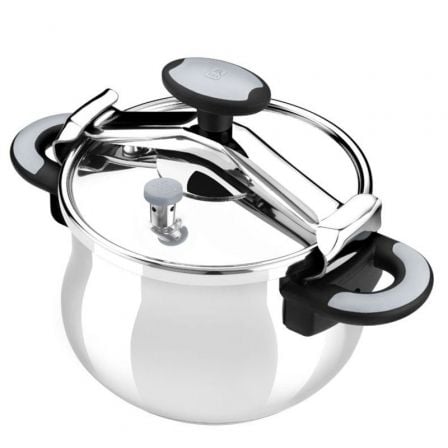 Olla a Presión Bra New Star A185501/ Ø22cm/ 4.5L/ Acero Inoxidable/ Apta para Inducción | TecnoSoft art bra olla20a185501 1