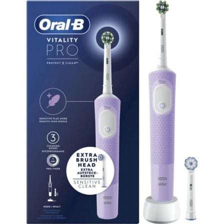 Cepillo Dental Braun Oral-B Vitality Pro/ Purpura | TecnoSoft art bra pae20cep20dental20vpro20pur 1