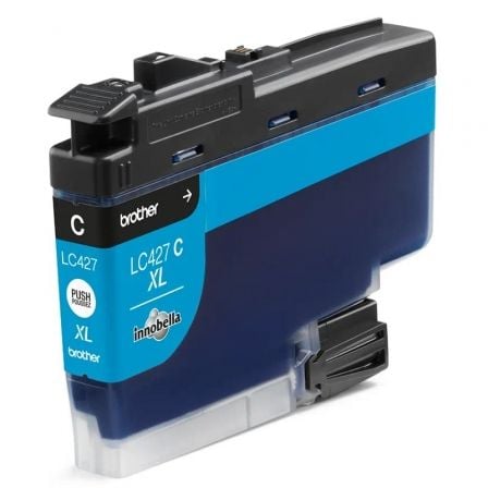 Cartucho de Tinta Original Brother LC-427 XL Alta Capacidad/ Cian | TecnoSoft art bro c lc427xlc 1