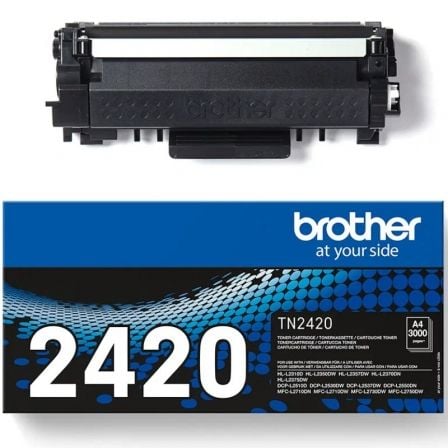 Tóner Original Brother TN-2420 Alta Capacidad/ Negro | TecnoSoft art bro tn 2420 1