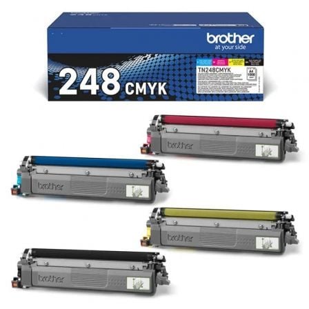 Tóner Original Brother TN-248VAL Multipack/ Negro/ Cian/ Magenta/ Amarillo | TecnoSoft art bro tn 248val 1