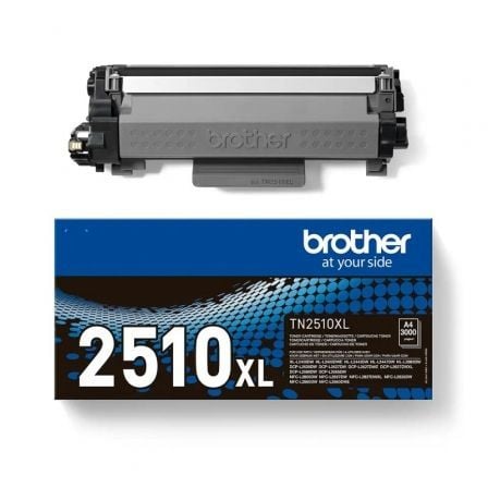 Tóner Original Brother TN2510XL Alta Capacidad/ Negro | TecnoSoft art bro tn2510xl 1