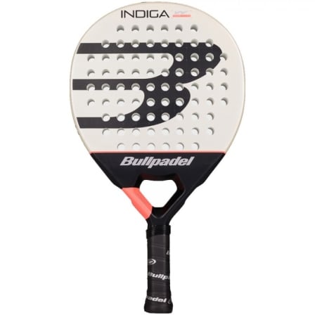 Pala de Pádel Bullpadel Indiga Woman 2026/ Blanca y Negra | TecnoSoft art bup pala20pad20indiga20w2026 1