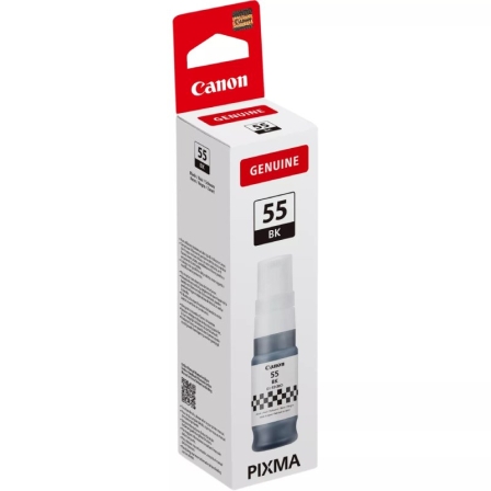 Botella de Tinta Original Canon GI-55/ Negro | TecnoSoft art can bot gi 55 bk 1