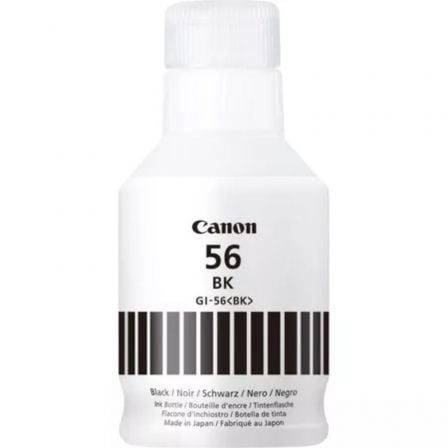 Botella de Tinta Original Canon GI-56/ Negro | TecnoSoft art can bot20gi 5620bk 1