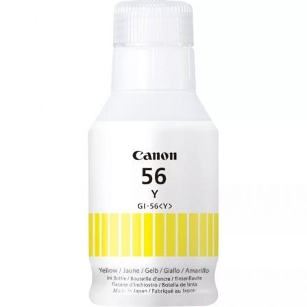 Botella de Tinta Original Canon GI-56/ Amarilla | TecnoSoft art can bot20gi 5620y 1