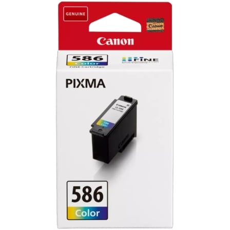 Cartucho de Tinta Original Canon CL-586/ Tricolor | TecnoSoft art can cl 58620tri 1