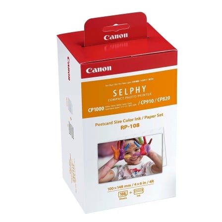 Cartucho de Tinta Original Canon RP-108 Multipack/ Tricolor + Papel Fotográfico | TecnoSoft art can multipack208568b001 1
