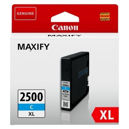 Cartucho de Tinta Original Canon PGI-2500XL Alta Capacidad/ Cian | TecnoSoft art can pg 2500 cian xl 1