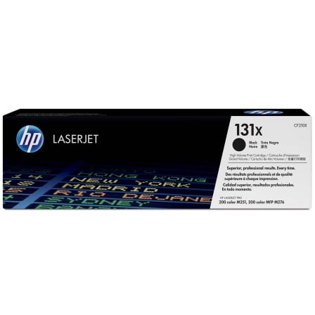 Tóner Original HP nº131X XL Alta Capacidad/ Negro | TecnoSoft art cf210x 1