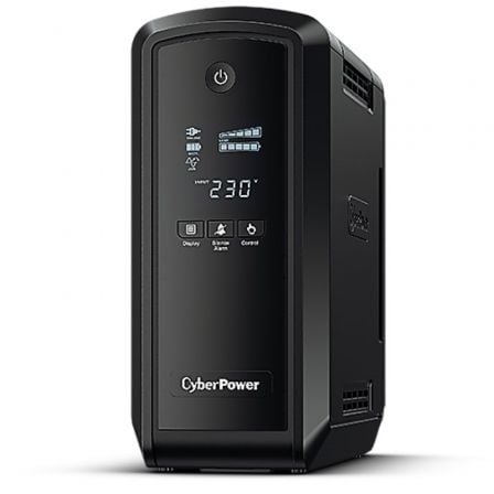 SAI Línea Interactiva Cyberpower CP900EPFCLCD/ 900VA-540W/ 6 Salidas/ Formato Torre | TecnoSoft art cyb li cp900epfclcd 1