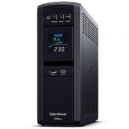 SAI Línea Interactiva Cyberpower CP1350EPFCLCD/ 1350VA-810W/ 6 Salidas/ Formato Torre | TecnoSoft art cyb li20cp1350epfclcd 1