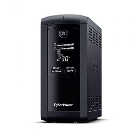 SAI Línea Interactiva Cyberpower VP1000ELCD/ 1000VA-550W/ 4 Salidas/ Formato Torre | TecnoSoft art cyb li20vp1000elcd 1