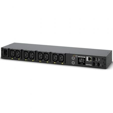 Unidad de Distribución para Alimentación Cyberpower PDU41004/ 16A/ 8x IEC C13/ Formato RACK 1U | TecnoSoft art cyb pow20pdu41004 1