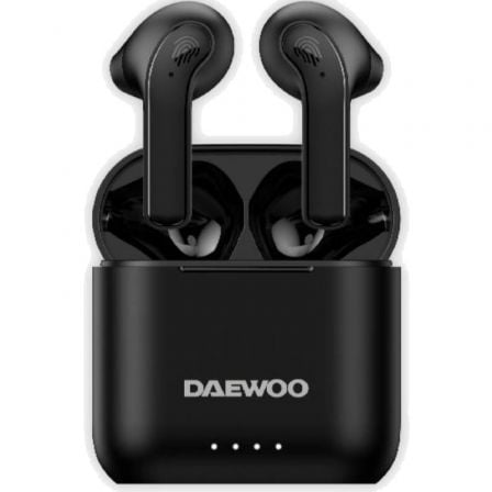 Auriculares Bluetooth Daewoo DW2020 con estuche de carga/ Autonomía 5h/ Negros | TecnoSoft art dae aur20dw2020 1