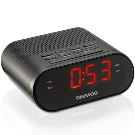 Despertador Daewoo DW1218/ Radio FM | TecnoSoft art dae des20dw1218 1