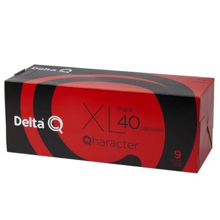 Cápsula Delta Qharacter para cafeteras Delta/ Caja de 40 | TecnoSoft art del cafe20qharacter2040 1