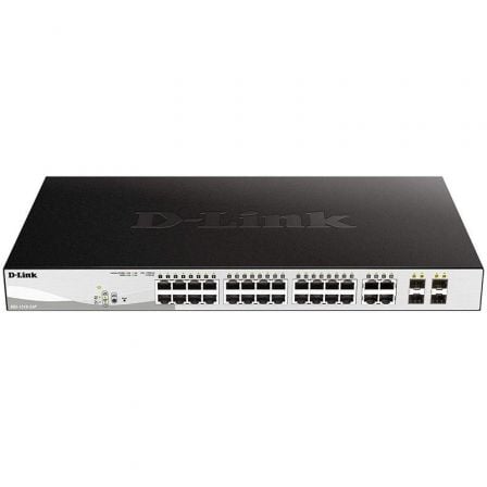 Switch Gestionable D-Link DGS-1210-24P 24 Puertos/ RJ-45 10/100/1000/ PoE/ SFP | TecnoSoft art dlk switch20dgs 1210 24p20e 1