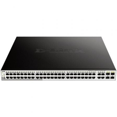 Switch Gestionable D-Link DGS-1210-52MP 52 Puertos/ RJ-45 10/100/1000 PoE/ SFP | TecnoSoft art dlk switch20dgs 1210 52mp20e 1