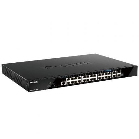Switch Gestionable D-Link DGS-1520-28MP 28 Puertos/ RJ-45 10/100/1000/ SFP/ PoE | TecnoSoft art dlk switch20dgs 1520 28mp20e 1
