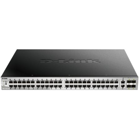Switch Gestionable D-Link DGS-3130-54PS/E 50 Puertos/ RJ-45 10/100/1000/ SFP/ PoE | TecnoSoft art dlk switch20dgs 3130 54ps20e 1