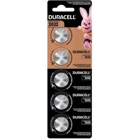 Pack de 5 Pilas de Botón Duracell DL2032B5/ 3V | TecnoSoft art drc pila20dl2032b520pack205 1