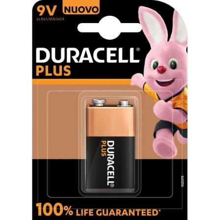 Pila Duracell Plus MN1604/ 9V/ Alcalina | TecnoSoft art drc pila20mn1604 1