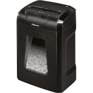 Destructora Fellowes 12C/ Corte en Partículas de 4 x 40mm/ Negra | TecnoSoft art fell destructora 12c 1