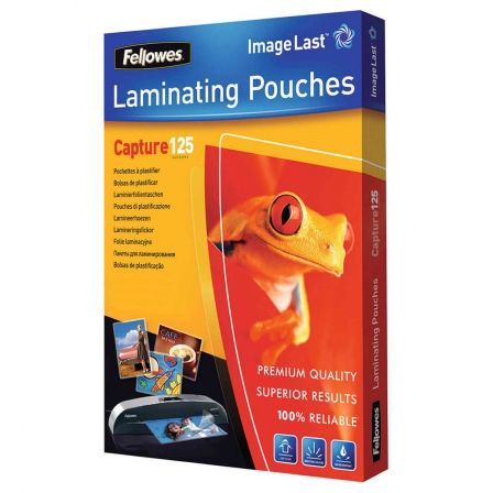Fundas para Plastificar Fellowes 5307506/ A3/ 125 Micras/ 100 unidades | TecnoSoft art fell fundas205307506 1
