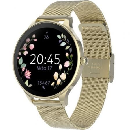 Smartwatch Forever Velora SB-306/ Notificaciones/ Frecuencia Cardíaca/ Oro | TecnoSoft art frv reloj20velora20sb 30620gd 1