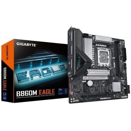 Placa Base Gigabyte B860M EAGLE Socket 1851/ DDR5/ PCIe 5.0/ Micro ATX | TecnoSoft art gig pb b860m eagle v2 1