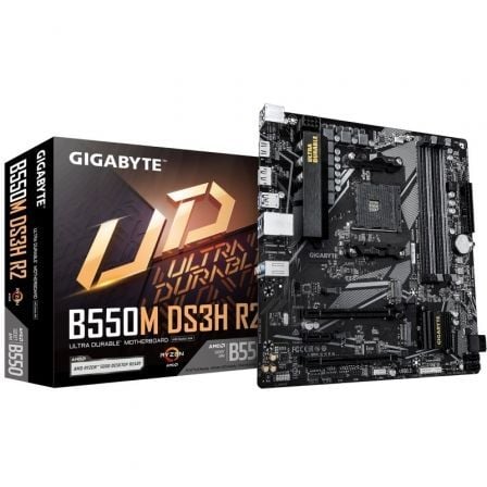 Placa Base Gigabyte B550M DS3H R2 Socket AM4/ DDR4/ PCIe 4.0/ Micro ATX | TecnoSoft art gig pb20b550m20ds3h20r2 1