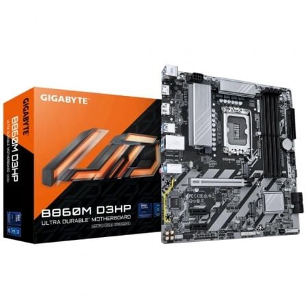 Placa Base Gigabyte B860M D3HP Socket 1851/ DDR5/ PCIe 5.0/ Micro ATX | TecnoSoft art gig pb20b860m20d3hp 1