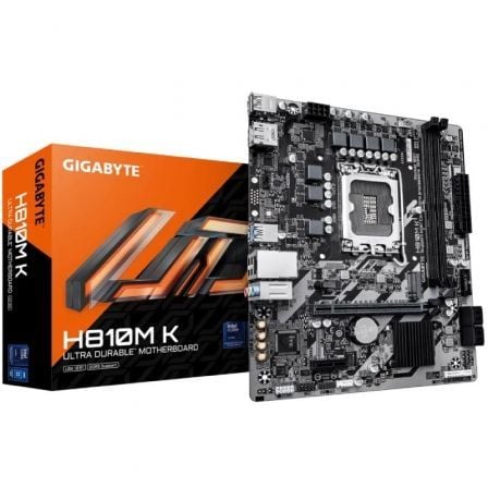 Placa Base Gigabyte H810M K Socket 1851/ DDR5/ PCIe 4.0/ Micro ATX | TecnoSoft art gig pb20h810m20k 1