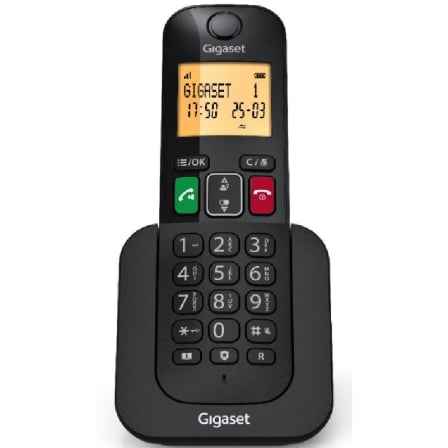 Teléfono Inalámbrico Gigaset Elemental 400/ Negro | TecnoSoft art giga tel20elemental2040020bk 1