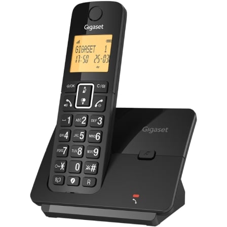 Teléfono Inalámbrico Gigaset Essential 300/ Negro | TecnoSoft art giga tel20essential2030020bk 1