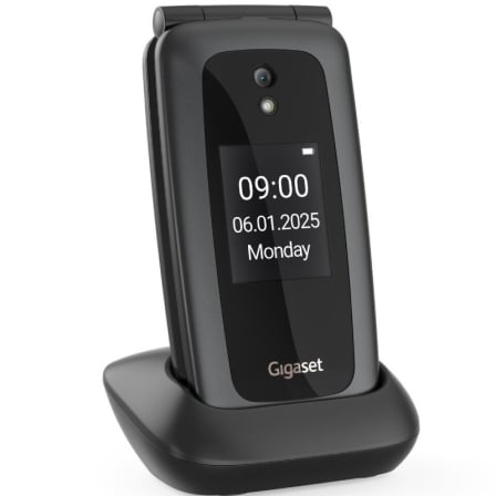 Teléfono Móvil Gigaset GL795 para Personas Mayores/ 4G/ Negro | TecnoSoft art giga tel20gl79520bk 1