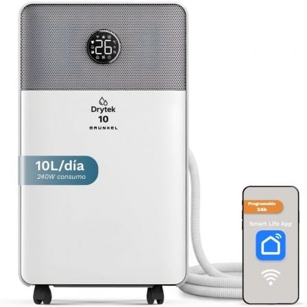 Deshumidificador Grunkel DH-10DT/ Depósito 2L | TecnoSoft art grk pae des20dh 10dt20wh 1