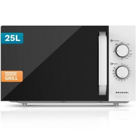 Microondas Grunkel MWG-25GRILL/ 850W/ Capacidad 25L/ Funcion Grill/ Blanco | TecnoSoft art grk pae mic mwg 25grill 1