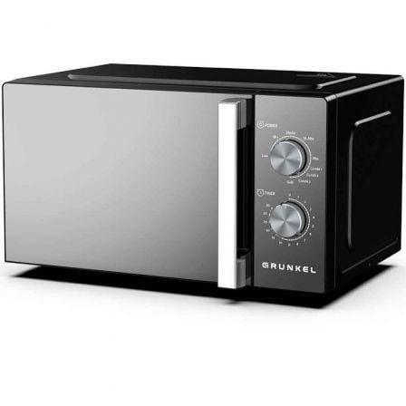 Microondas Grunkel MWG-20ESPEJO/ 800W/ Capacidad 20L/ Función Grill/ Negro | TecnoSoft art grk pae mic20mwg 20espejo 1